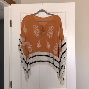 Beautiful light weight caftan poncho